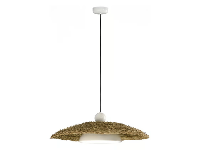 ILLA - LED natural fibre pendant lamp _ Olé Lighting